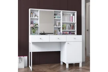 Ceris Sminkebord 120 cm - Hvit - Møbler - Bord - Sminkebord & toalettbord