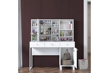 Ceris Sminkebord 120 cm - Hvit - Møbler - Bord - Sminkebord & toalettbord