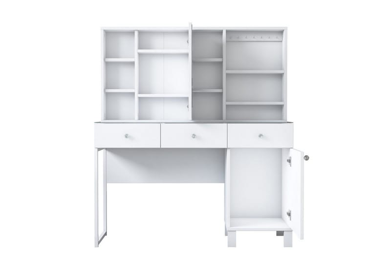 Ceris Sminkebord 120 cm, Hvit