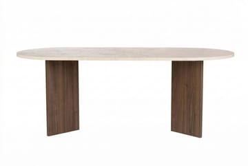 Ceylin Spisebord 200x75x90 cm - Travertine Walnut - Møbler - Bord - Spisebord & kjøkkenbord