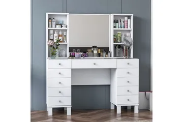 Ceylon Sminkebord 120 cm - Hvit - Møbler - Bord - Sminkebord & toalettbord