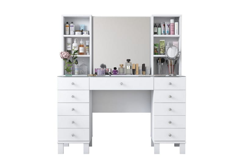 Ceylon Sminkebord 120 cm, Hvit