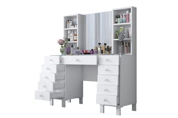 Ceylon Sminkebord 120 cm - Hvit - Møbler - Bord - Sminkebord & toalettbord