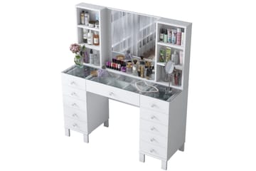 Ceylon Sminkebord 120 cm - Hvit - Møbler - Bord - Sminkebord & toalettbord