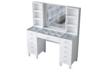 Ceylon Sminkebord 120 cm - Hvit - Møbler - Bord - Sminkebord & toalettbord