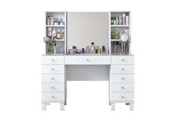 Ceylon Sminkebord 120 cm - Hvit - Møbler - Bord - Sminkebord & toalettbord