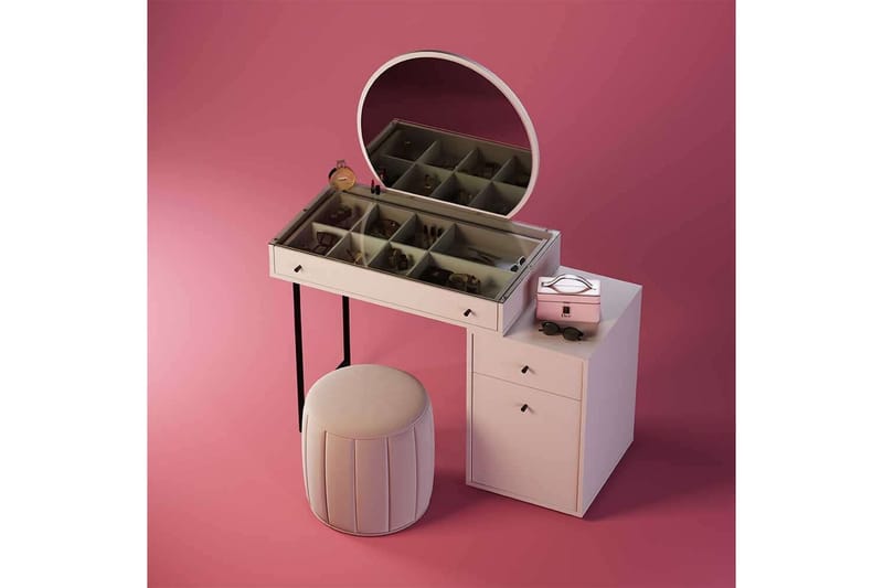 Ceylon Sminkebord 67 cm - Mink - Møbler - Bord - Sminkebord & toalettbord