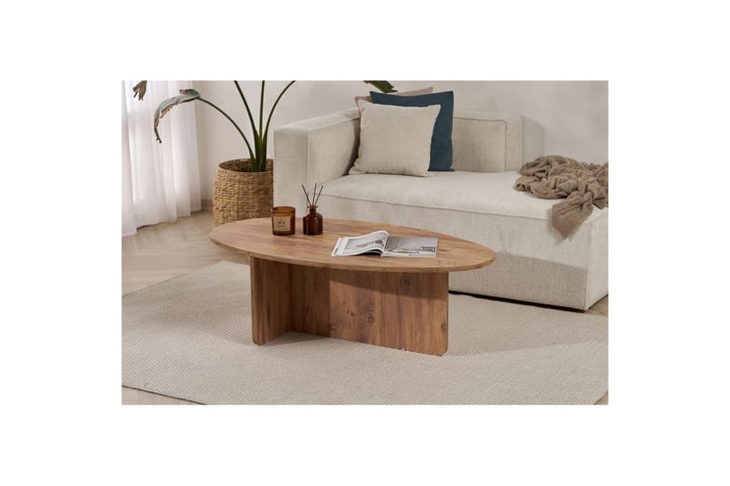 Ceyra Sofabord 120 cm - Beige - Møbler - Bord - Sofabord & salongbord