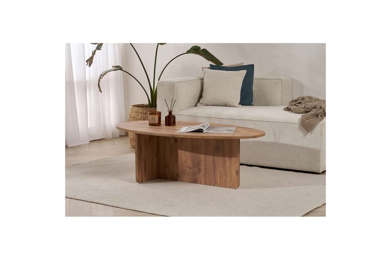 Ceyra Sofabord 120 cm - Beige - Møbler - Bord - Sofabord & salongbord