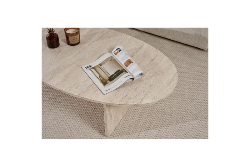 Ceyra Sofabord 120 cm - Beige - Møbler - Bord - Sofabord & salongbord