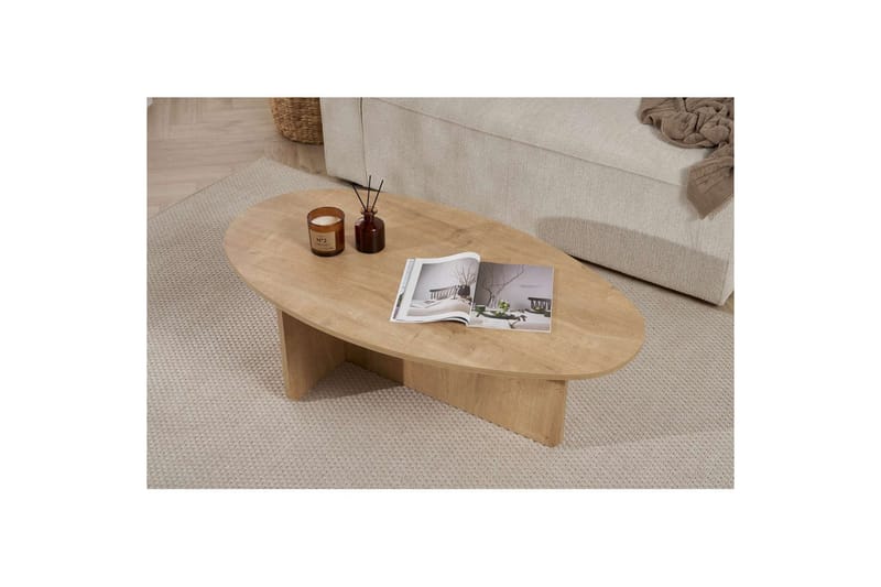 Ceyra Sofabord 120 cm - Eik - Møbler - Bord - Sofabord & salongbord