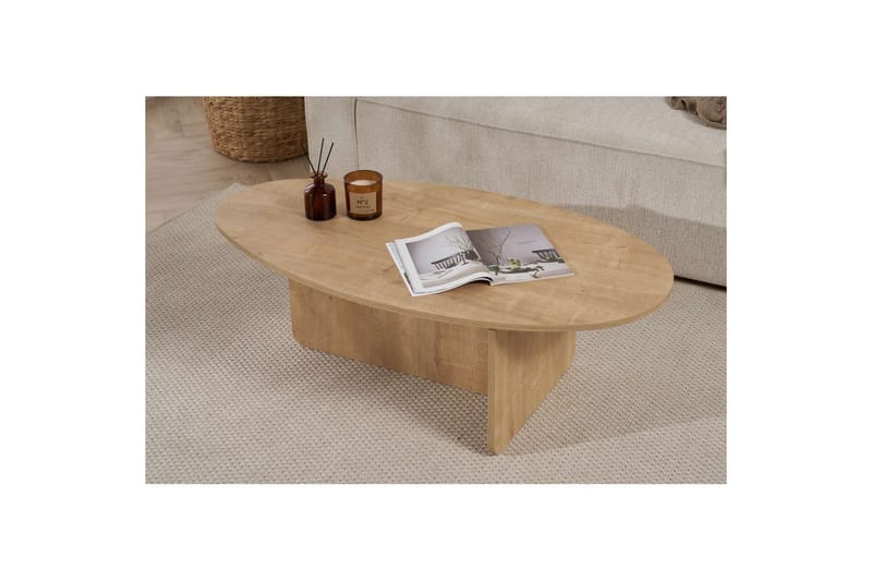 Ceyra Sofabord 120 cm - Eik - Møbler - Bord - Sofabord & salongbord