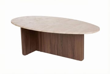Ceyra Sofabord 120x40x65 cm - Travertine Walnut - Møbler - Bord - Sofabord & salongbord