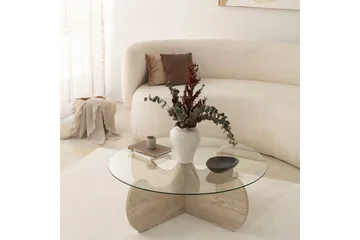 Chaino Sofabord 90 cm - Beige - Møbler - Bord - Sofabord & salongbord