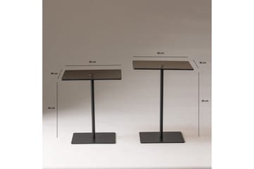 Challur Sofabord 40 cm - Bronse/Svart - Møbler - Bord - Sofabord & salongbord
