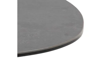 Cimino Ovalt Sofabord 100 cm i Keramikk med Understell i Metall - Mørkegrå - Møbler - Bord - Sofabord & salongbord