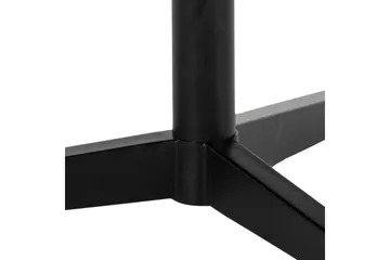 Cimino Ovalt Sofabord 84 cm i Keramikk med Understell i Metall - Mørkegrå - Møbler - Bord - Sofabord & salongbord