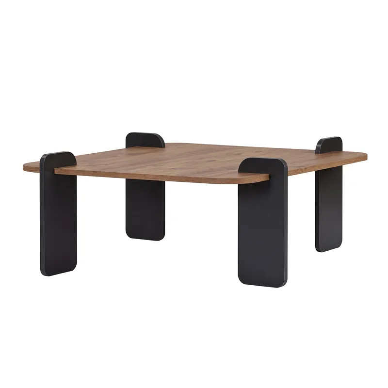 Coffee Table Nordure Furu Svart