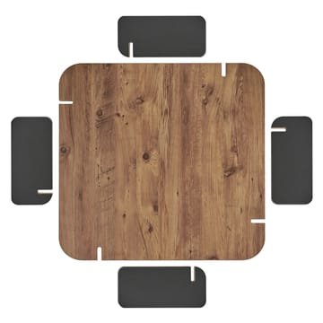 Coffee Table Nordure Furu Svart - Møbler - Bord - Sofabord & salongbord