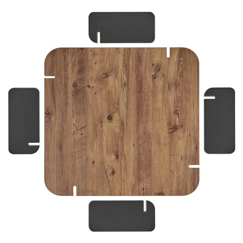 Coffee Table Nordure Furu Svart - Møbler - Bord - Sofabord & salongbord