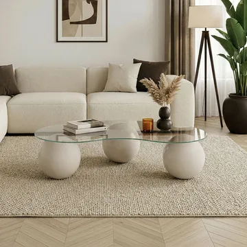 Coffee Table Nordure Transparent - Møbler - Bord - Sofabord & salongbord