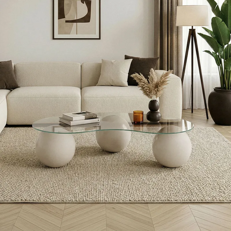 Coffee Table Nordure Transparent - Møbler - Bord - Sofabord & salongbord