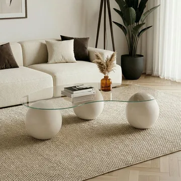 Coffee Table Nordure Transparent - Møbler - Bord - Sofabord & salongbord