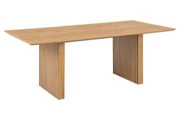 Colima Stort Rektangulært Spisebord 210 cm med Tre- og Eikeutseende - Brun - Møbler - Bord - Spisebord & kjøkkenbord