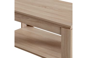 Comfortale Sofabord 104 cm med Oppbevaringshylle - Bok - Møbler - Bord - Sofabord & salongbord