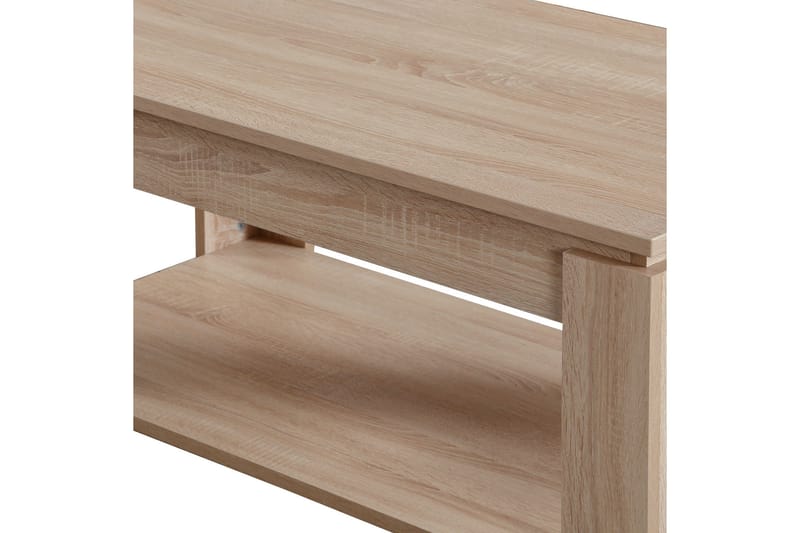 Comfortale Sofabord 104 cm med Oppbevaringshylle - Bok - Møbler - Bord - Sofabord & salongbord