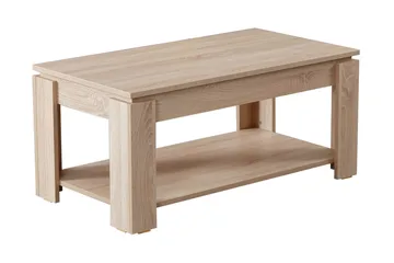 Comfortale Sofabord 104 cm med Oppbevaringshylle - Bok - Møbler - Bord - Sofabord & salongbord