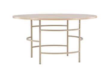 Copenhagen Spisebord 140 cm Rundt - Hvitlasert - Møbler - Bord - Spisebord & kjøkkenbord