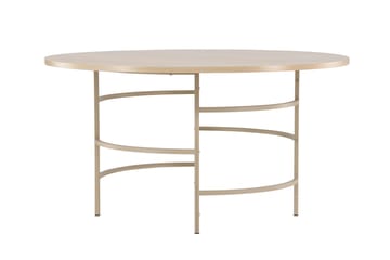 Copenhagen Spisebord 140 cm Rundt - Hvitlasert - Møbler - Bord - Spisebord & kjøkkenbord