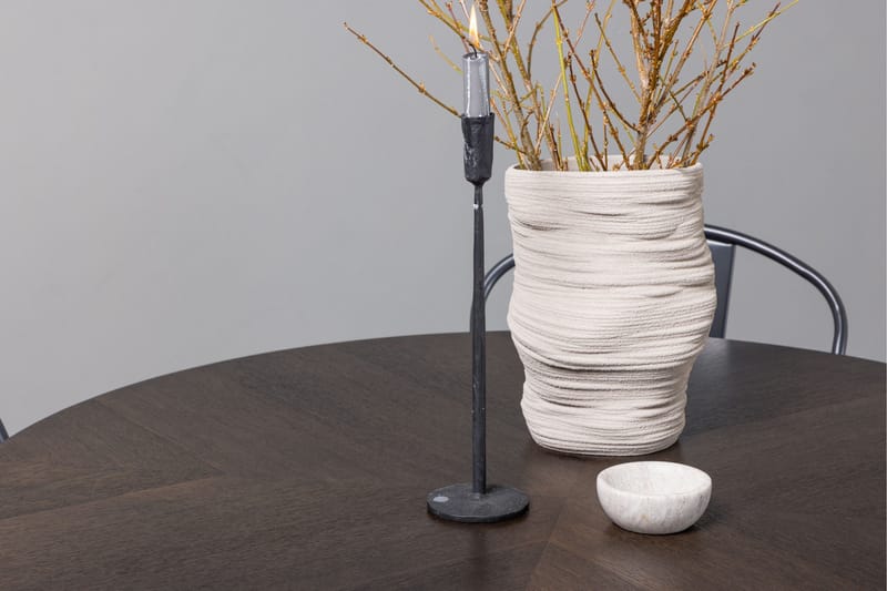 Copenhagen spisegruppe 115 cm rund med 4 Tempe stoler - Mokka - Møbler - Bord - Spisegruppe