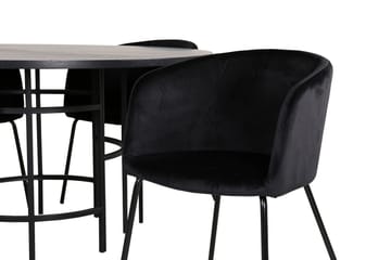 Copenhagen Spisegruppe 140 cm Rund med 4 Berit stoler - Møbler - Bord - Spisegruppe