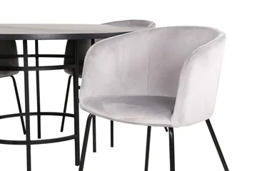 Copenhagen Spisegruppe 140 cm Rund med 4 Berit stoler - Møbler - Bord - Spisegruppe