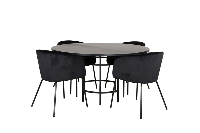 Copenhagen Spisegruppe 140 cm Rund med 4 Berit stoler