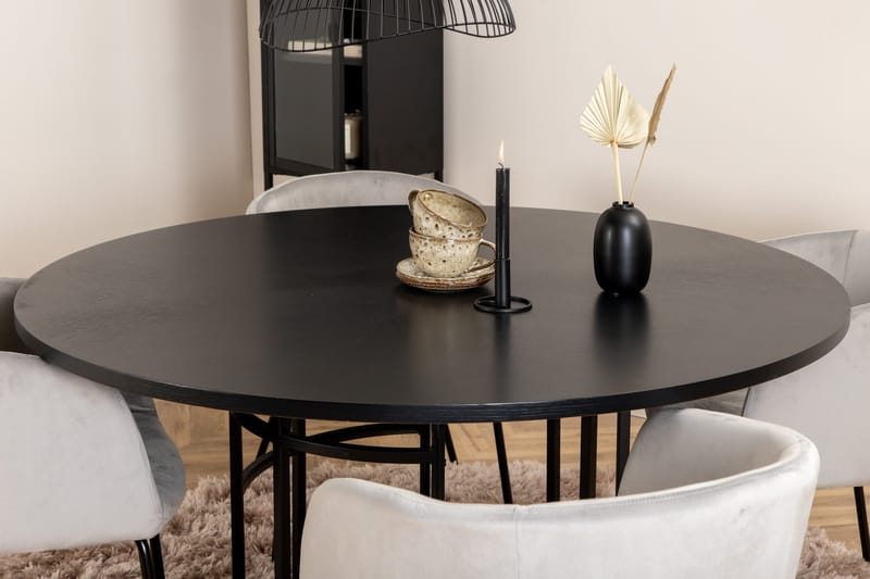 Copenhagen Spisegruppe 140 cm Rund med 4 Berit stoler - Møbler - Bord - Spisegruppe