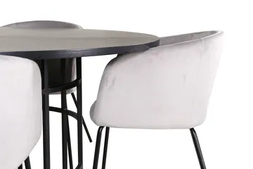 Copenhagen Spisegruppe 140 cm Rund med 4 Berit stoler - Møbler - Bord - Spisegruppe