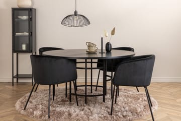Copenhagen Spisegruppe 140 cm Rund med 4 Berit stoler - Møbler - Bord - Spisegruppe