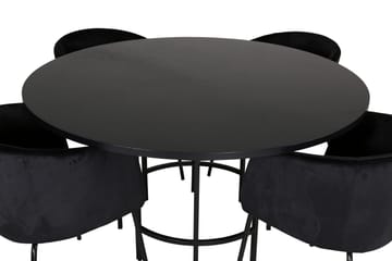 Copenhagen Spisegruppe 140 cm Rund med 4 Berit stoler - Møbler - Bord - Spisegruppe