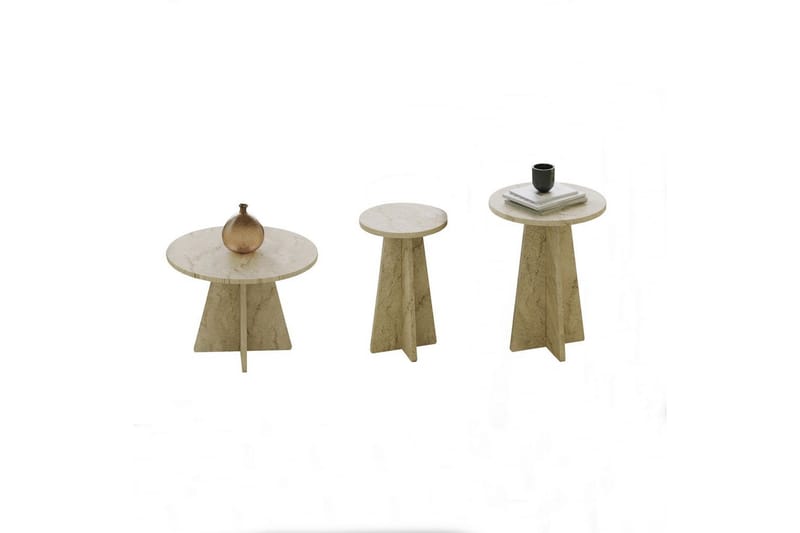 Corren Stuebord 60 cm, Travertin