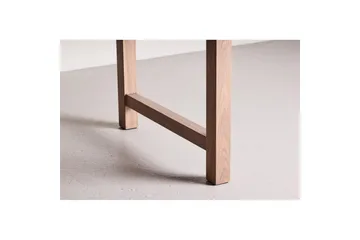 Count Stort Rektangulært Spisebord 220 cm med Tre- og Eikutseende - Brun - Møbler - Bord - Spisebord & kjøkkenbord