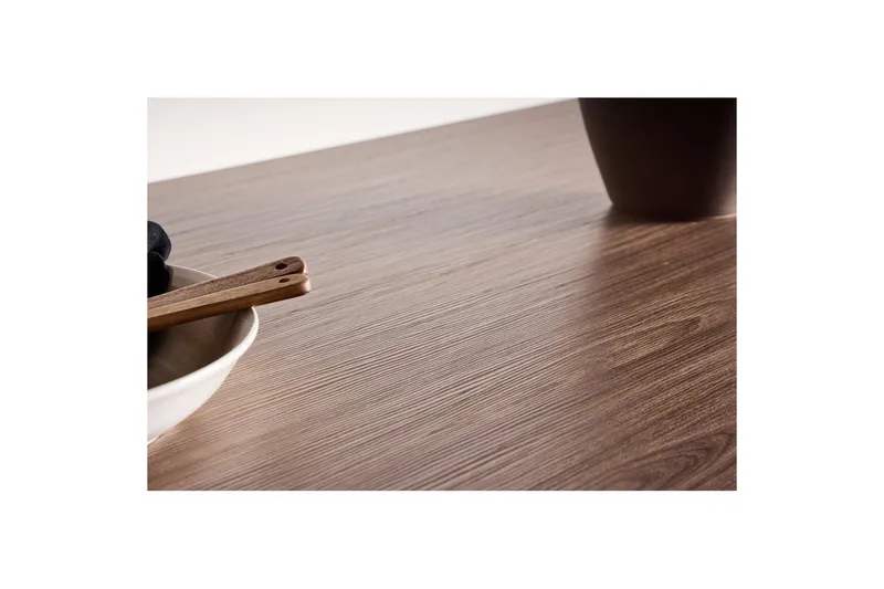 Count Stort Rektangulært Spisebord 220 cm med Tre- og Eikutseende - Brun - Møbler - Bord - Spisebord & kjøkkenbord