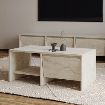 Crala Sofabord 90x35x45 cm - Travertin - Møbler - Bord - Sofabord & salongbord