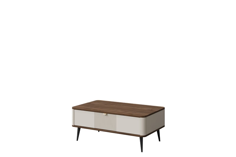 Cucina Sofabord 100 cm - Beige/Brun - Møbler - Bord - Sofabord & salongbord