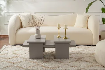 Dabi Sofabord 110x45 cm - Lys Grå - Møbler - Bord - Sofabord & salongbord