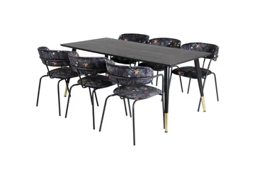 Daicy Spisebord 180 cm med 6 stk. Arcarazo Lenestoler - Møbler - Bord - Spisegruppe