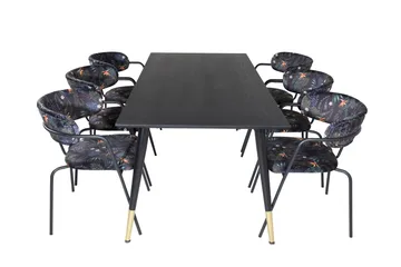 Daicy Spisebord 180 cm med 6 stk. Arcarazo Lenestoler - Møbler - Bord - Spisegruppe