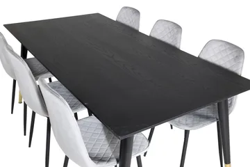 Daicy Spisebord 180 cm med 6 Ypas Spisestoler - Møbler - Bord - Spisegruppe